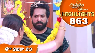 Anbe Vaa Serial Highlights Ep - 863 | 4th Sep 2023 | Virat | Delna Davis | Saregama TV Shows Tamil