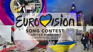 Vlog 4 Eurovision Liverpool 2023 Erovision Village Go_A Tvorchi Антитіла Alyona Alyona Jerry Heil