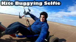 Trying to Selfie with my Go Pro 7 whilst Kite Buggying