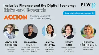 Inclusive Finance and the Digital Economy: Risks and Rewards