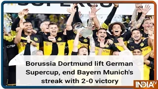 Borussia Dortmund lift German Supercup, end Bayern Munich's streak with 2-0 victory