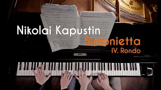 Kapustin | Sinfonietta Op. 49 - IV. Rondo | Frank Dupree & Adrian Brendle #nikolaikapustin