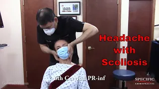 Headache with scoliosis HELPED by Dr Suh Gonstead Chiropractic NYC