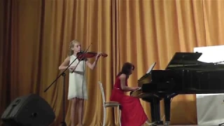 Антонио Вивальди Концерт соль минор 1 часть Кашицына Катя Vivaldi Concerto for Violin in G minor