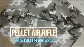 Pellet Air Rifle (Snow Camouflage Wrap)
