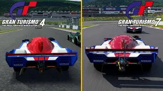 Gran Turismo 4 vs Gran Turismo 7 | Nissan R92CP [PCSX2 4K vs PS5 4K]