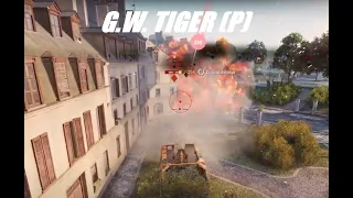 G.W. Tiger (P) SPG Artillery - 3 kills - Paris Tier 8 - World of Tanks