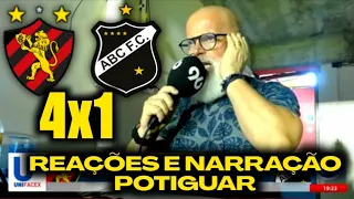 REAÇÕES E NARRAÇÃO POTIGUAR | SPORT 4X1 ABC [BRASILEIRÃO SÉRIE B 2023]