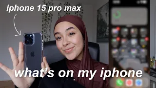 WHAT'S ON MY IPHONE 15 PRO MAX