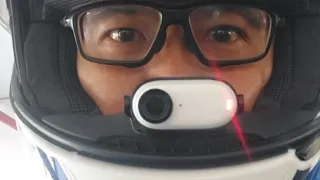 My insta360 Go3 setup for motorcycle vlog