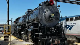 Santa Fe 3751 steaming around Redondo Yard 9/8/2023