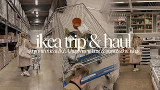 DAY IN THE LIFE | shop with me at IKEA, huge new in home haul & organisation ideas