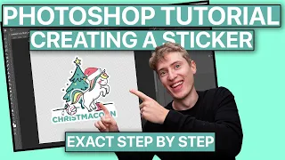 Creating a Redbubble Sticker - Full Photoshop Tutorial