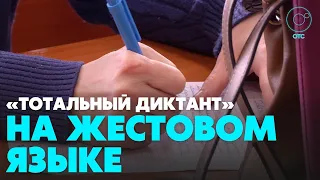 Глухие и слабослышащие новосибирцы написали "Тотальный диктант"