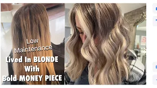 LOW MAINTENANCE | Lived In BLONDE With Bold Money Piece