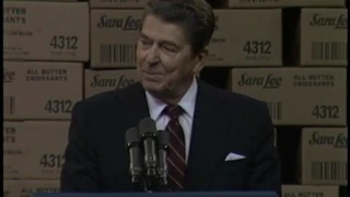 President Ronald Reagan Remarks to the Kitchen Employees at Sara Lee on October 10, 1985
