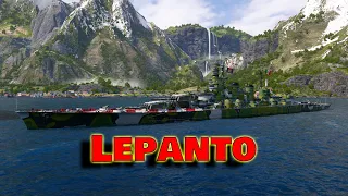 Meet The Lepanto! Tier 8 Italian Battleship (World of Warships Legends)