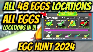 How To Find All 48 EGGS Locations In Vehicle Legends Egg Hunt 2024 Update