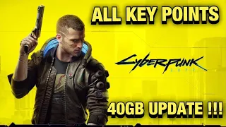 500+ CHANGES NEW 40GB CYBERPUNK 2077 UPDATE , ALL NEW FEATURES ADDED