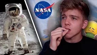 Trying SPACE FOOD eaten by NASA astronauts | First Time Tasting Astronaut Ice Cream | Simply Luke