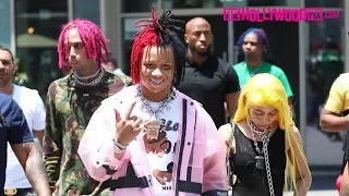 Trippie Redd & Angvish Talk NBA YoungBoy, Tekashi 69, Fortnite & Deleted Instagram At Game Stop