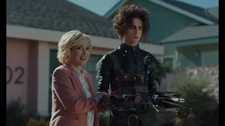 Winona Ryder plays mom to Timothée Chalamet Edgar Scissorhands in Cadillac’s Ad