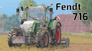 Fendt 716, Lemken Zircon - Harrowing | Farming Simulator 15