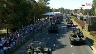 Defilada z okazji Święta Wojska Polskiego pod hasłem "Silna Biało - Czerwona"