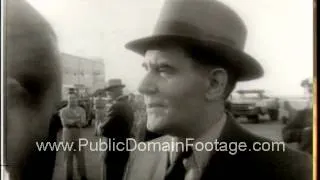 Andrei Gromyko visits New York 1958 newsreel archival footage