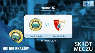 Skrót meczu: Hutnik Kraków - Pogoń Siedlce (eWinner 2.Liga - sezon 2021/22)