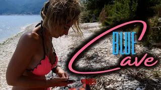 This Place is Insanely Beautiful [Ep.12] Blue Cave of Kefalonia - Sailing SV CUBA