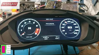 RSNAV virtual cockpit concept for Audi B8, B8.5, C7, C7.5, D4