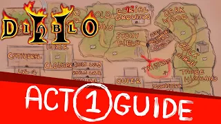 Diablo 2 How to start? Act 1 guide with map! Also applies to Diablo 2 Resurrected!
