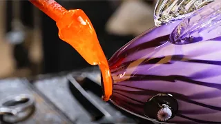 Glass Blowing ASMR || Real Sound of Pro Glass Craftsman || NO TALKING