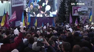 На майдані Петро Порошенко зустрівся із рівнянами як кандидат