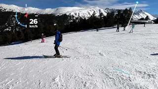 Bansko, piste 3+piste10 from top to bottom