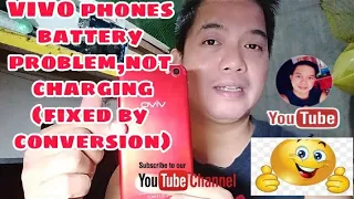 How to fix vivo phone not charging problem. (fixed by battery conversion)..#geotechofficial