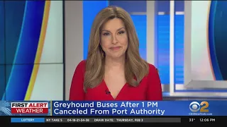 Greyhound Buses After 1 PM Canceled From Port Authority