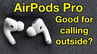 AirPods Pro microphone wind & noise test