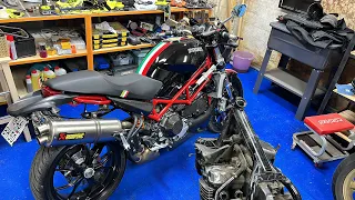Новое сиденье для Ducati S4R, CB400SS курильщика, планы на осень, влог №3