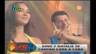 Esto es Guerra: Gino Pesaressi y Natalie se cantaron 'cara a cara' - 28/03/2013