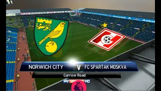 PES 2013 New Season Update 2023 | Spartak Moscow vs Norwich City