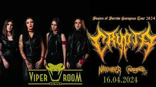 CRYPTA, NAKKEKNAEKKER, PLAGUEMANCE Live Viper Room Vienna 2014