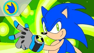 Sonic Transforms into Eyeguy [Animation Short] (Omnitrix from Ben 10)