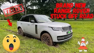 OFF ROAD FAIL - BRAND NEW RANGE ROVER VS DISCOVERY 4 - WOOPS