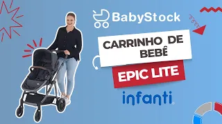 Descubra o Carrinho de Bebê perfeito para seu pequeno com o Carrinho de Bebê Epic Lite da Infanti!