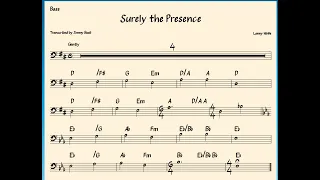 Surely the Presence - Bass Chart | Free Download