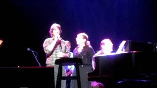 Josh Groban asks a fan to join him in duet "The Prayer"