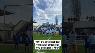 POV: Du gewinnst dein Heimspiel gegen den VfB Stuttgart II 🖤💙 #nachgespielt #fsv #frankfurt