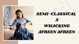 Afreen Afreen(dance cover);semi-classical x whacking; sitting dance choreography #anvishettytutorial